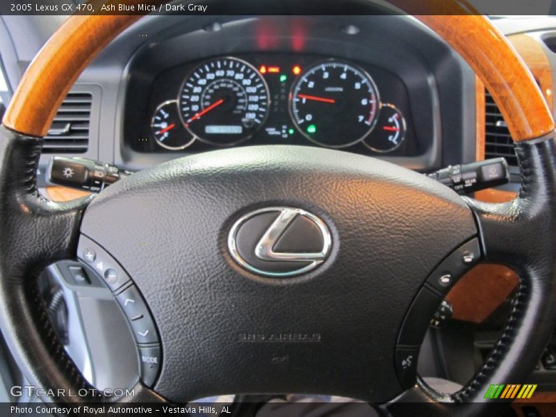 Ash Blue Mica / Dark Gray 2005 Lexus GX 470