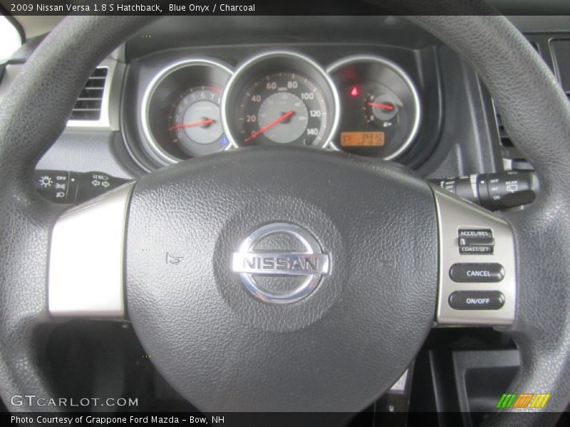 Blue Onyx / Charcoal 2009 Nissan Versa 1.8 S Hatchback