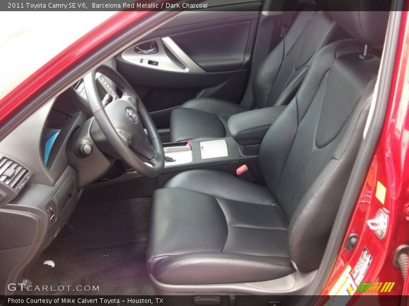 Barcelona Red Metallic / Dark Charcoal 2011 Toyota Camry SE V6