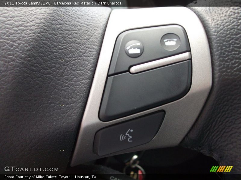Barcelona Red Metallic / Dark Charcoal 2011 Toyota Camry SE V6