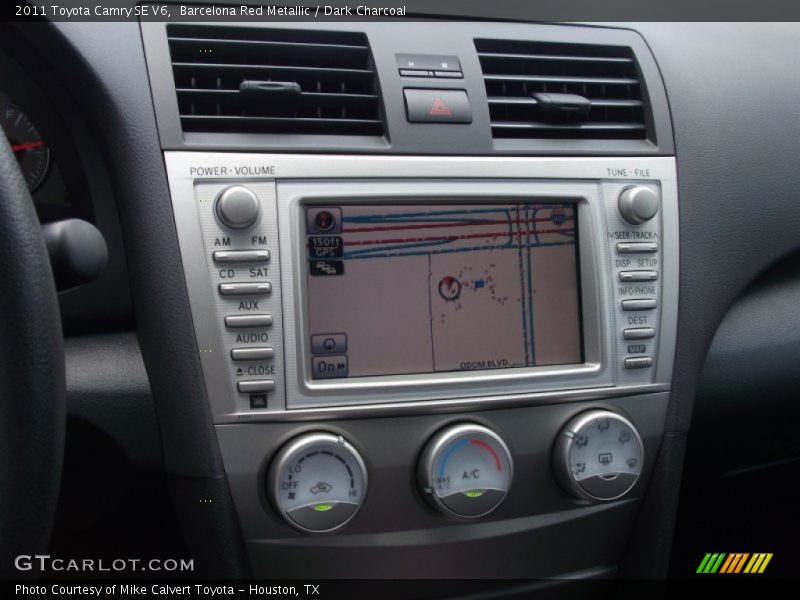 Barcelona Red Metallic / Dark Charcoal 2011 Toyota Camry SE V6