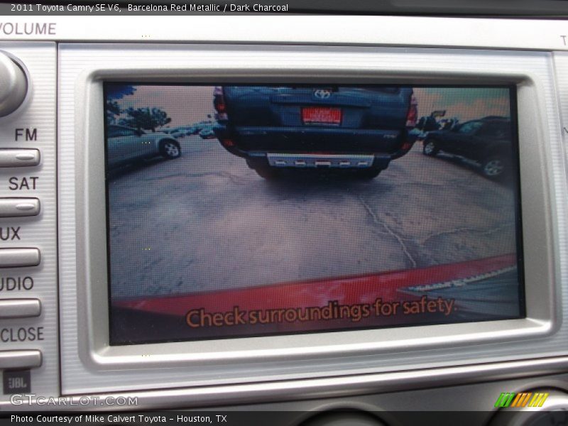 Barcelona Red Metallic / Dark Charcoal 2011 Toyota Camry SE V6