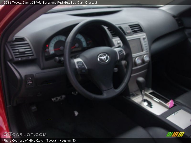 Barcelona Red Metallic / Dark Charcoal 2011 Toyota Camry SE V6