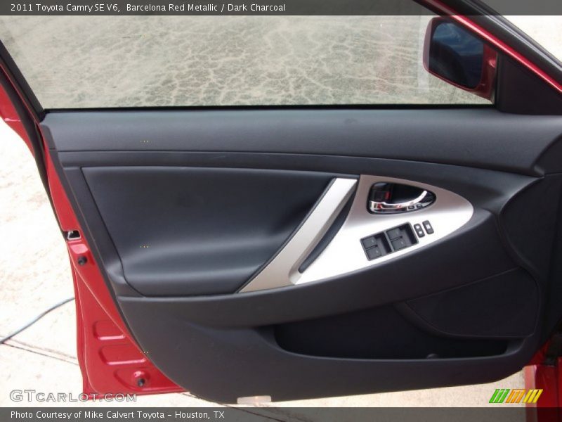 Barcelona Red Metallic / Dark Charcoal 2011 Toyota Camry SE V6