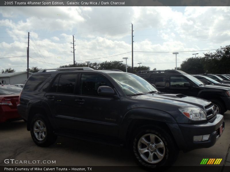 Galactic Gray Mica / Dark Charcoal 2005 Toyota 4Runner Sport Edition