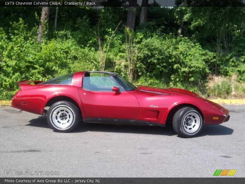 Cranberry / Black 1979 Chevrolet Corvette Coupe