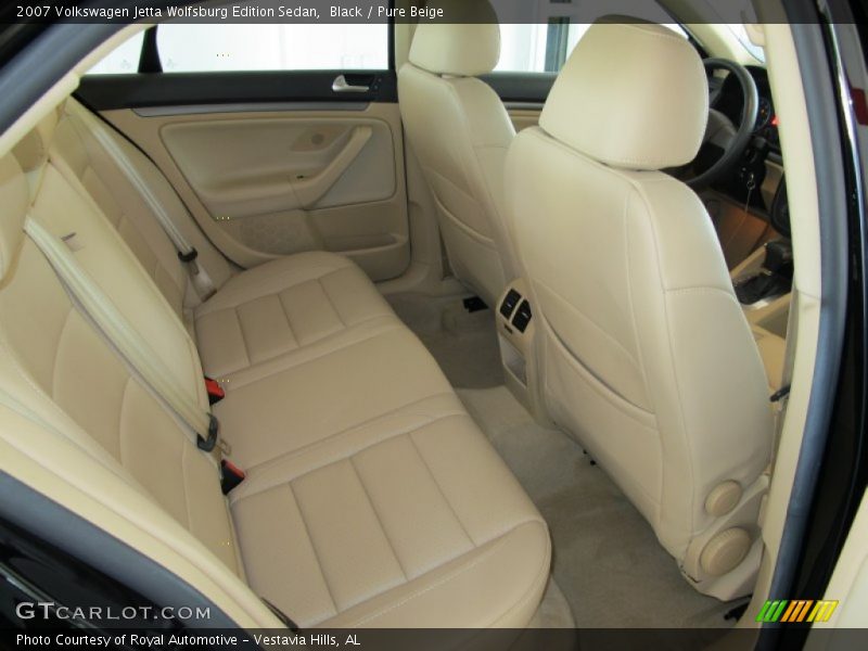 Black / Pure Beige 2007 Volkswagen Jetta Wolfsburg Edition Sedan