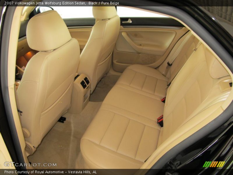 Black / Pure Beige 2007 Volkswagen Jetta Wolfsburg Edition Sedan