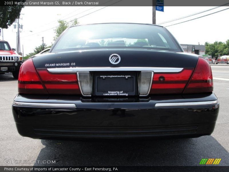 Black / Dark Charcoal 2003 Mercury Grand Marquis GS
