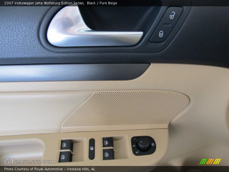 Black / Pure Beige 2007 Volkswagen Jetta Wolfsburg Edition Sedan