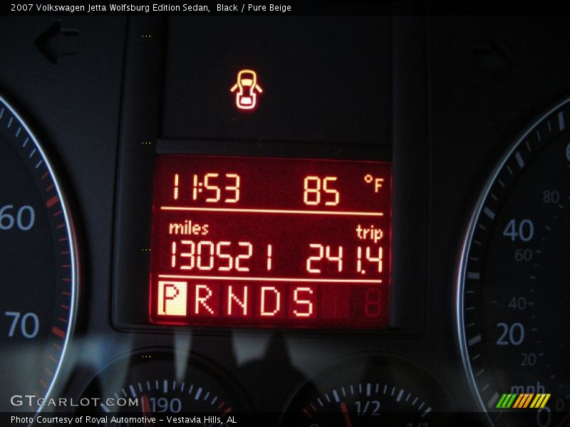 Black / Pure Beige 2007 Volkswagen Jetta Wolfsburg Edition Sedan