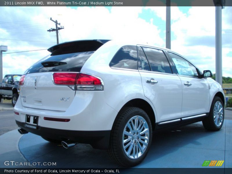 White Platinum Tri-Coat / Medium Light Stone 2011 Lincoln MKX FWD