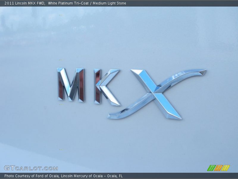 White Platinum Tri-Coat / Medium Light Stone 2011 Lincoln MKX FWD