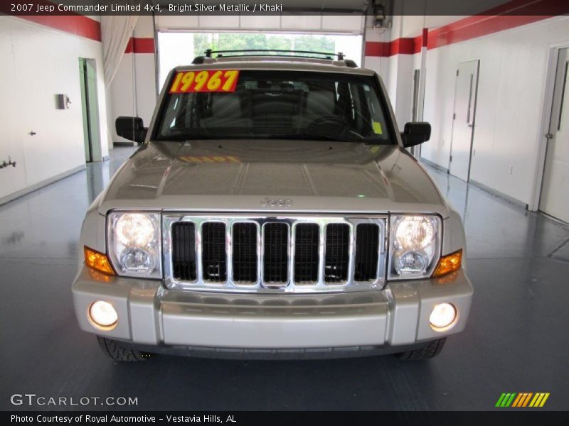 Bright Silver Metallic / Khaki 2007 Jeep Commander Limited 4x4
