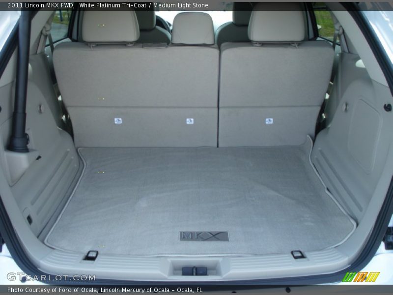 White Platinum Tri-Coat / Medium Light Stone 2011 Lincoln MKX FWD