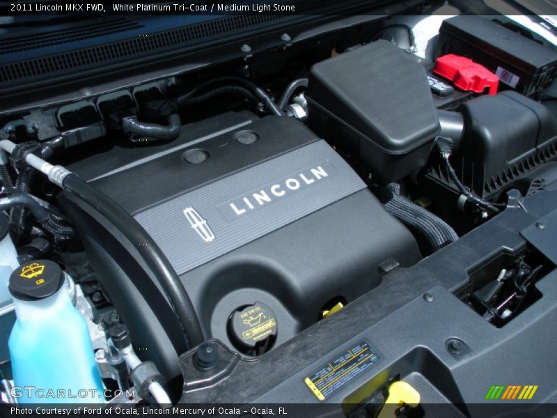 White Platinum Tri-Coat / Medium Light Stone 2011 Lincoln MKX FWD