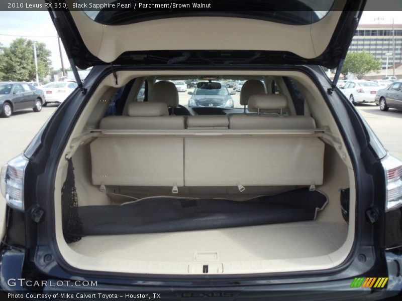 Black Sapphire Pearl / Parchment/Brown Walnut 2010 Lexus RX 350