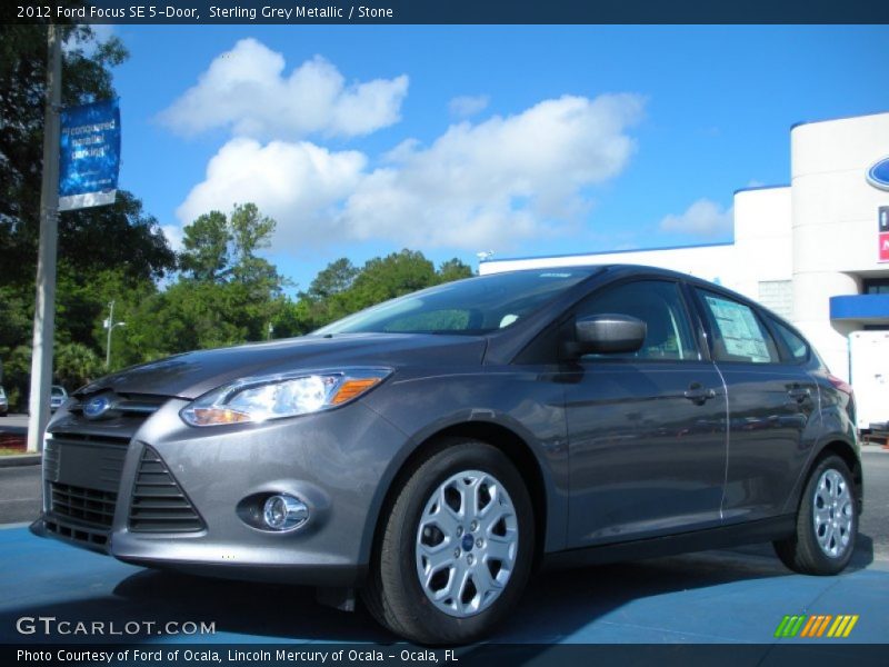 Sterling Grey Metallic / Stone 2012 Ford Focus SE 5-Door