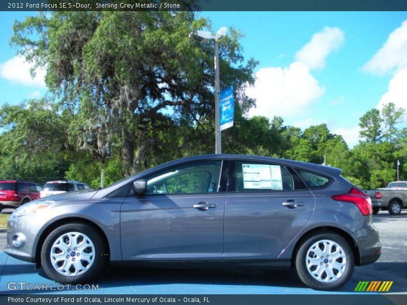 Sterling Grey Metallic / Stone 2012 Ford Focus SE 5-Door