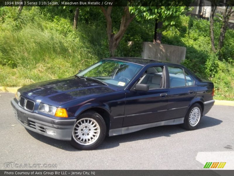 Malediven Blue Metallic / Grey 1994 BMW 3 Series 318i Sedan