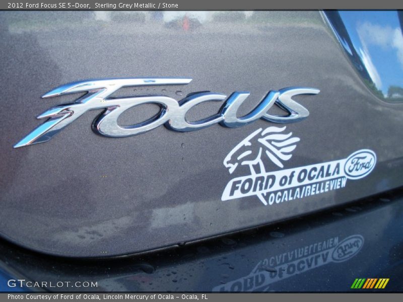 Sterling Grey Metallic / Stone 2012 Ford Focus SE 5-Door