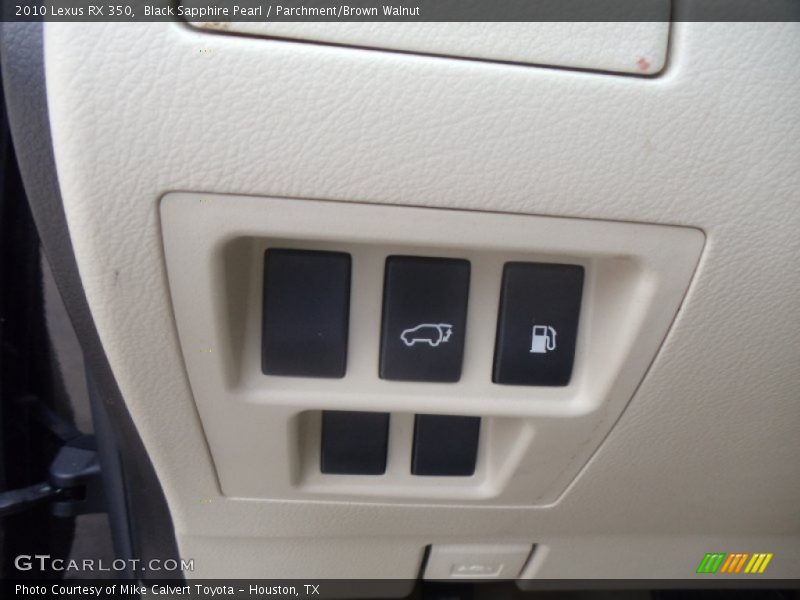 Black Sapphire Pearl / Parchment/Brown Walnut 2010 Lexus RX 350