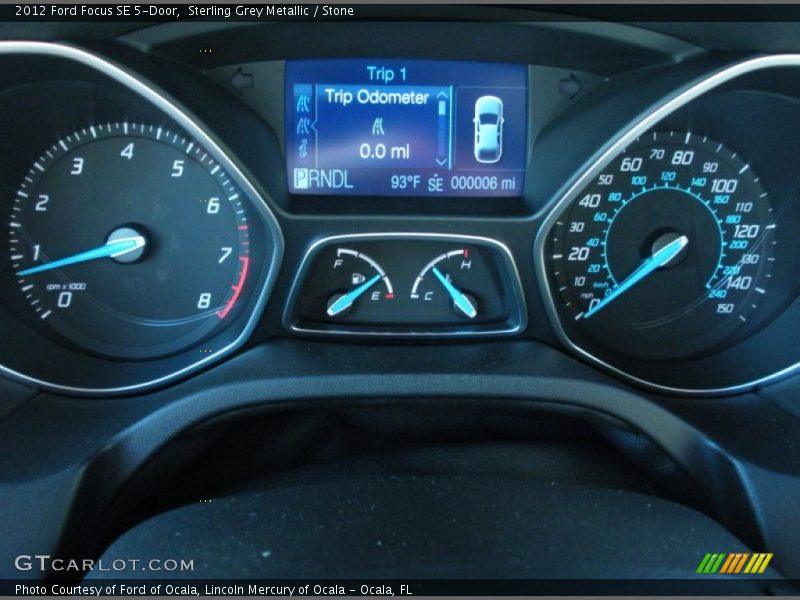 Sterling Grey Metallic / Stone 2012 Ford Focus SE 5-Door