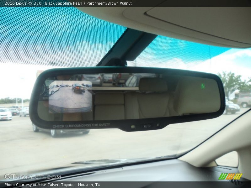 Black Sapphire Pearl / Parchment/Brown Walnut 2010 Lexus RX 350