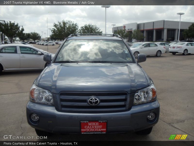 Bluestone Metallic / Ash Gray 2007 Toyota Highlander V6 4WD
