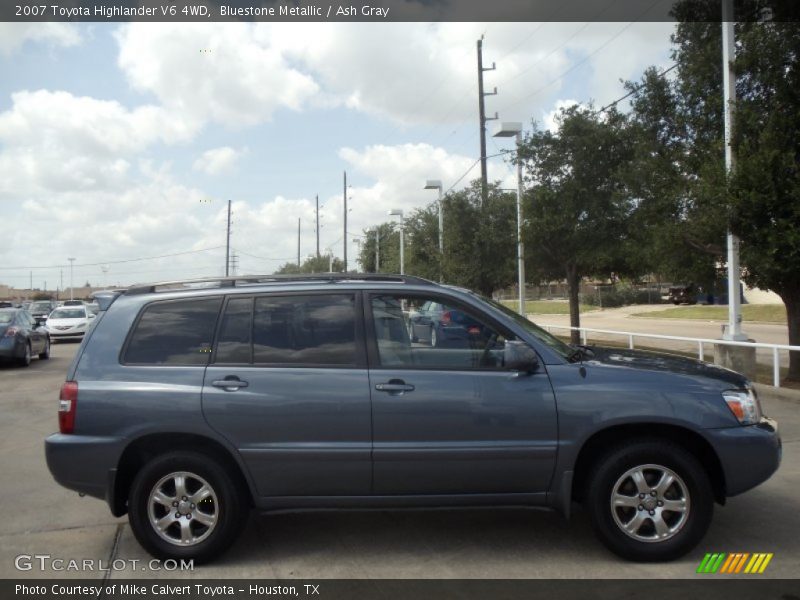 Bluestone Metallic / Ash Gray 2007 Toyota Highlander V6 4WD