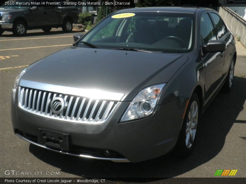Sterling Gray Metallic / Dark Charcoal 2010 Mercury Milan I4 Premier