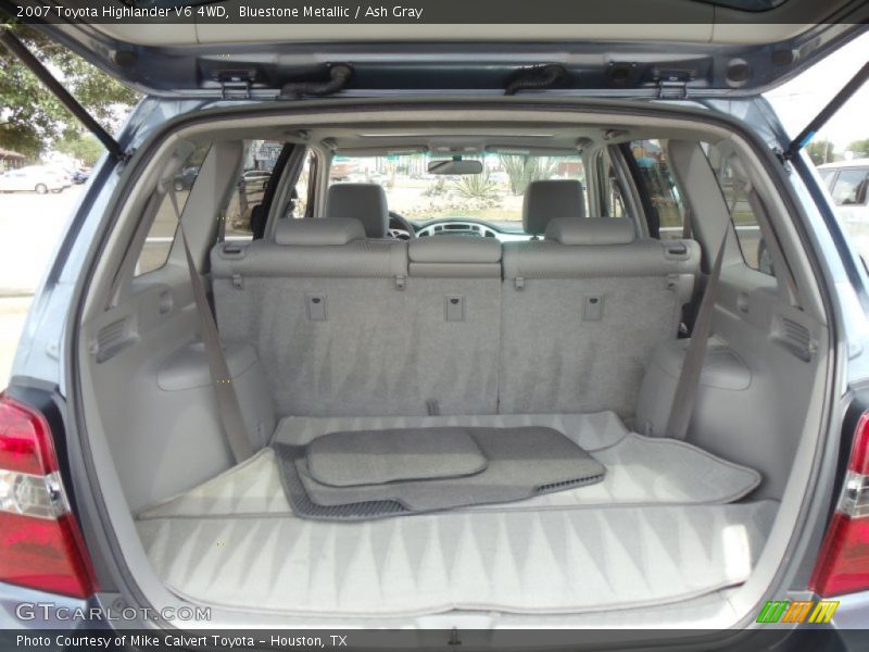 Bluestone Metallic / Ash Gray 2007 Toyota Highlander V6 4WD
