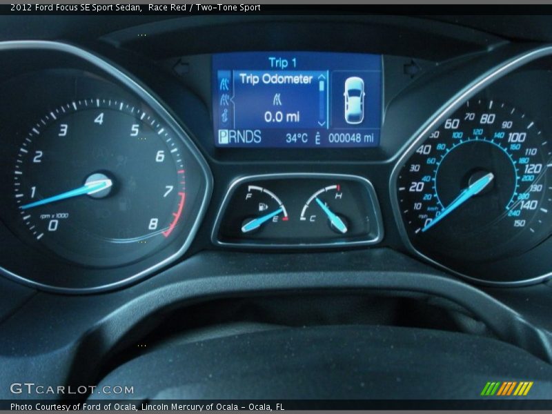  2012 Focus SE Sport Sedan SE Sport Sedan Gauges