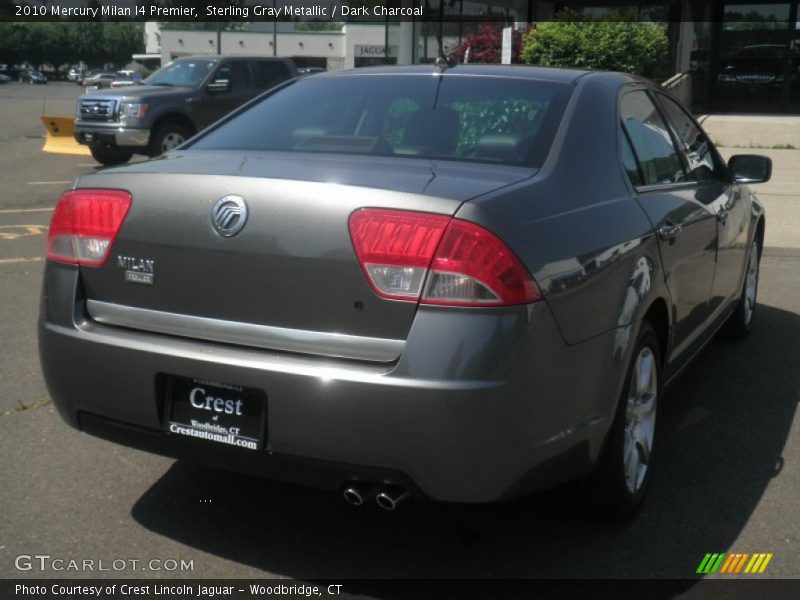 Sterling Gray Metallic / Dark Charcoal 2010 Mercury Milan I4 Premier