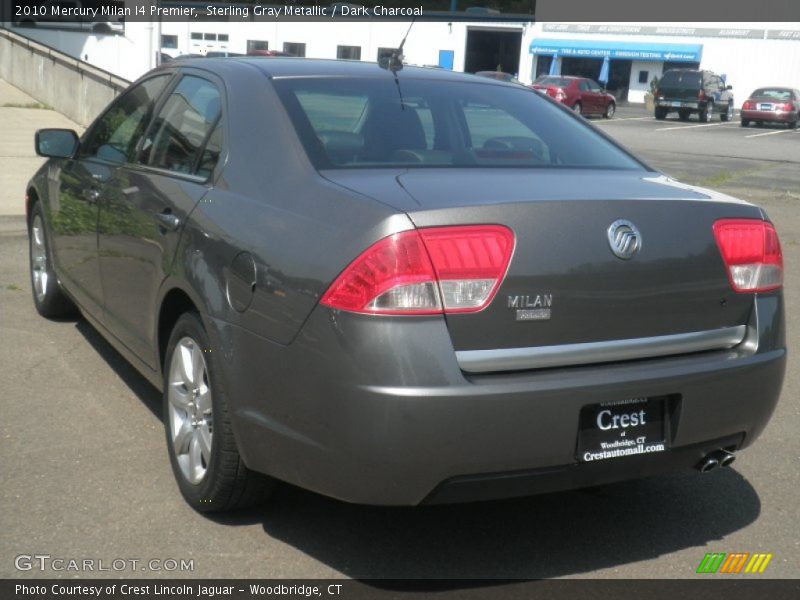 Sterling Gray Metallic / Dark Charcoal 2010 Mercury Milan I4 Premier