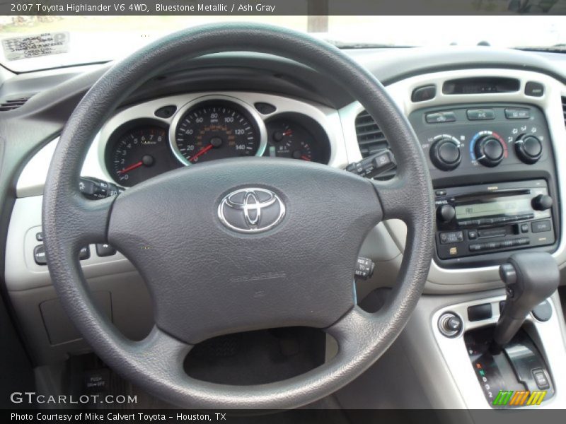 Bluestone Metallic / Ash Gray 2007 Toyota Highlander V6 4WD
