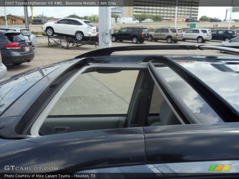 Bluestone Metallic / Ash Gray 2007 Toyota Highlander V6 4WD