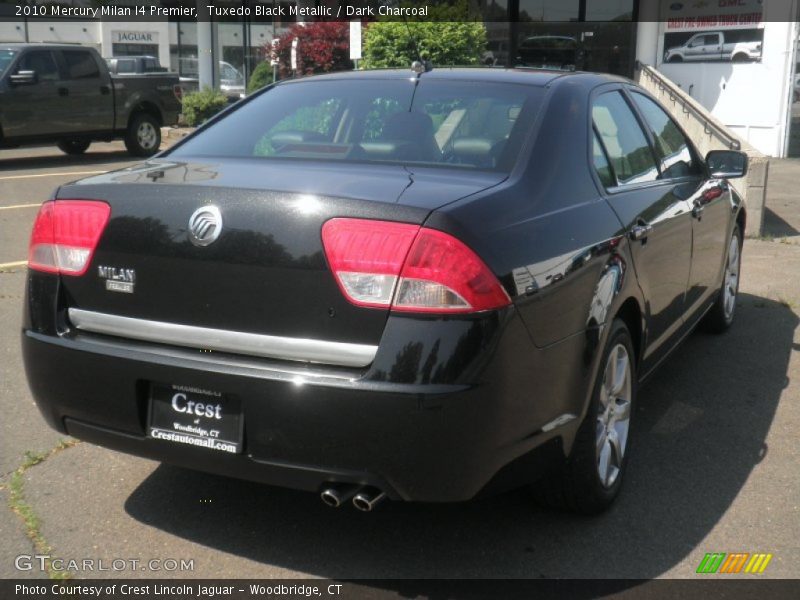Tuxedo Black Metallic / Dark Charcoal 2010 Mercury Milan I4 Premier