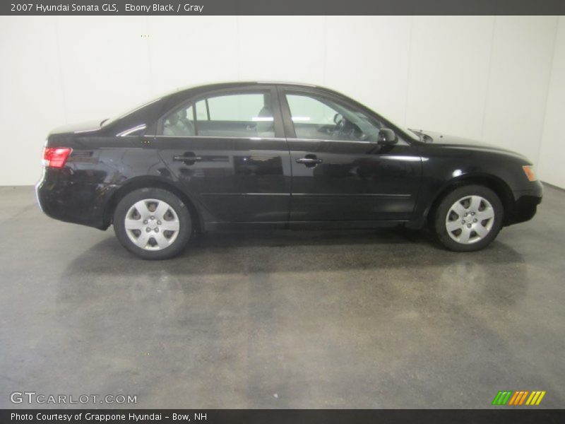 Ebony Black / Gray 2007 Hyundai Sonata GLS