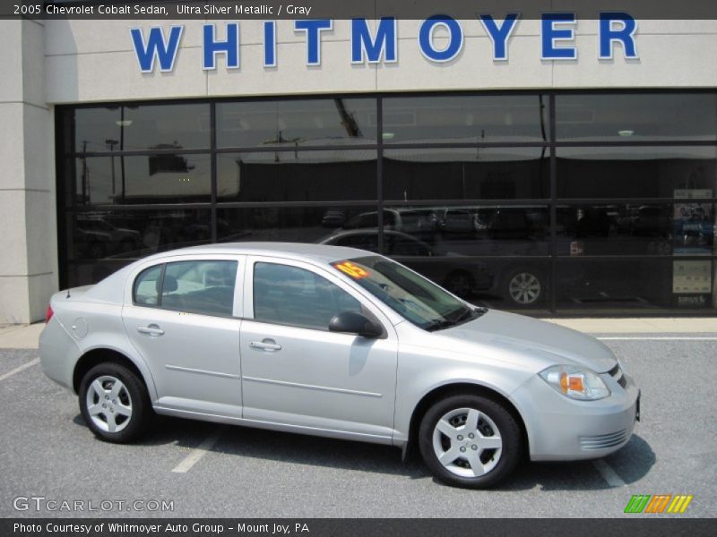 Ultra Silver Metallic / Gray 2005 Chevrolet Cobalt Sedan