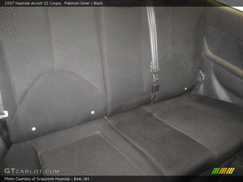Platinum Silver / Black 2007 Hyundai Accent GS Coupe
