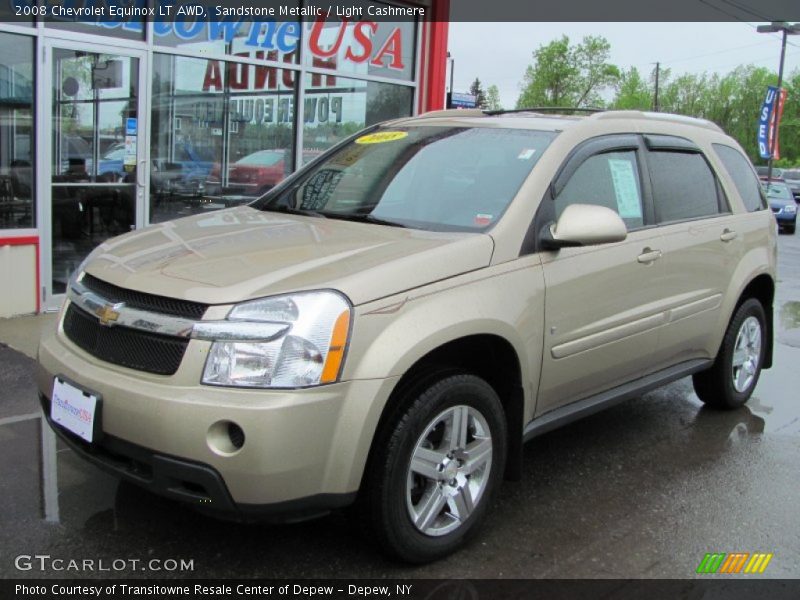 Sandstone Metallic / Light Cashmere 2008 Chevrolet Equinox LT AWD