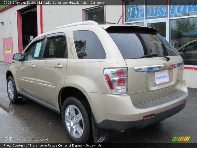 Sandstone Metallic / Light Cashmere 2008 Chevrolet Equinox LT AWD