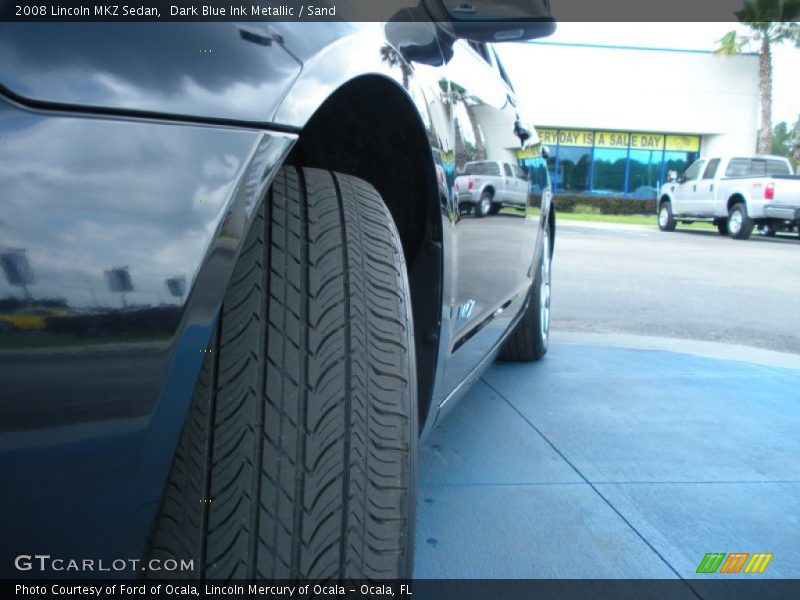 Dark Blue Ink Metallic / Sand 2008 Lincoln MKZ Sedan