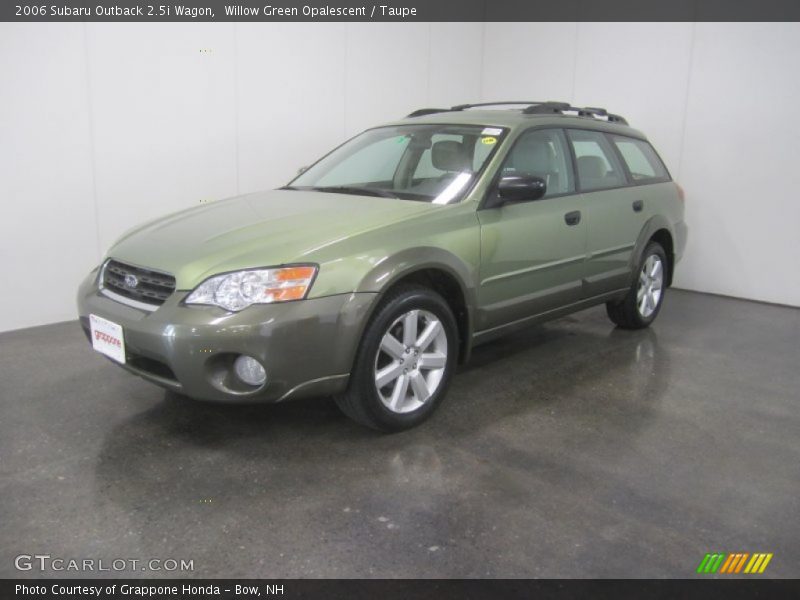 Willow Green Opalescent / Taupe 2006 Subaru Outback 2.5i Wagon