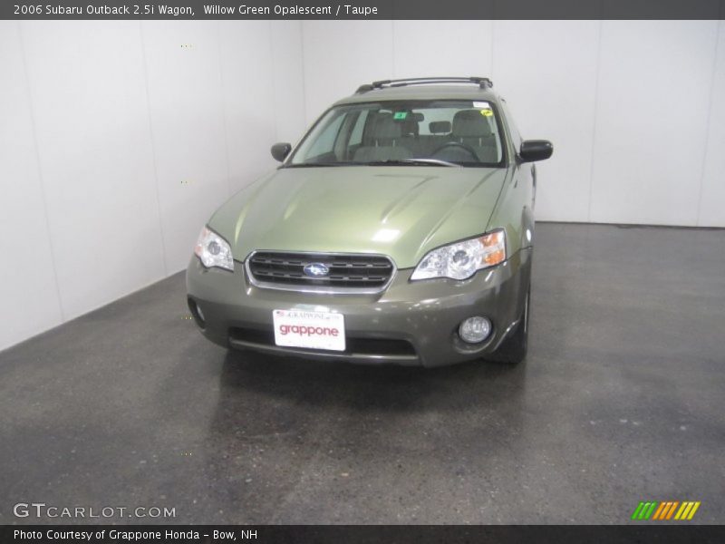 Willow Green Opalescent / Taupe 2006 Subaru Outback 2.5i Wagon