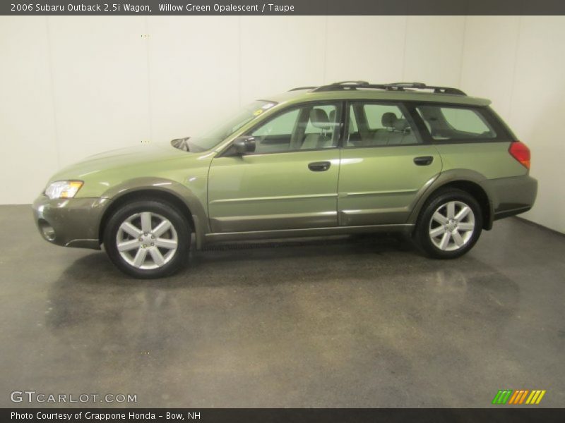 Willow Green Opalescent / Taupe 2006 Subaru Outback 2.5i Wagon