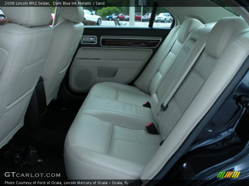 Dark Blue Ink Metallic / Sand 2008 Lincoln MKZ Sedan