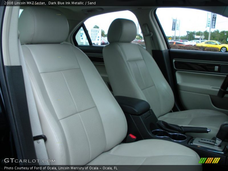 Dark Blue Ink Metallic / Sand 2008 Lincoln MKZ Sedan