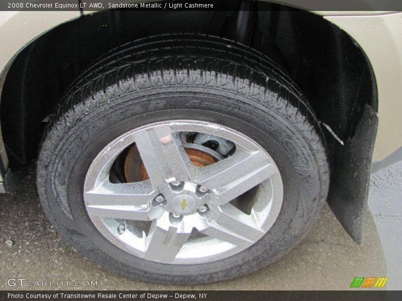 Sandstone Metallic / Light Cashmere 2008 Chevrolet Equinox LT AWD